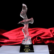 Clear K9 Black Base Crystal Trophy Eagle Business Crystal Awards